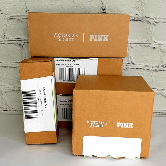 VICTORIA'S SECRET PINK ROSEWATER REVITALIZE BODY CARE 5-PIECE SET NEW - Picture 15 of 16